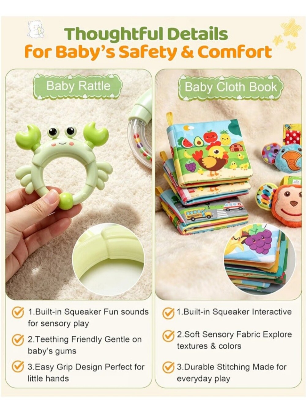 Baby Advent Calendar 24-Piece Toy Set - Picture 3 of 3